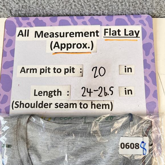 Blouse S small Gray multicolor Womens Top Bird Soft Knit 3/4 sleeve V neck USA - Picture 3 of 9